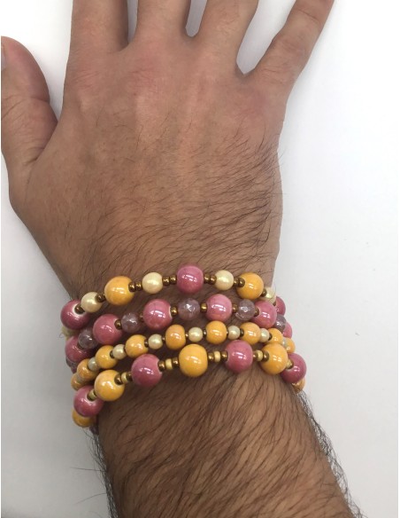 Zosimi Beads - Athena Wrap Bracelet - Autumn Garden