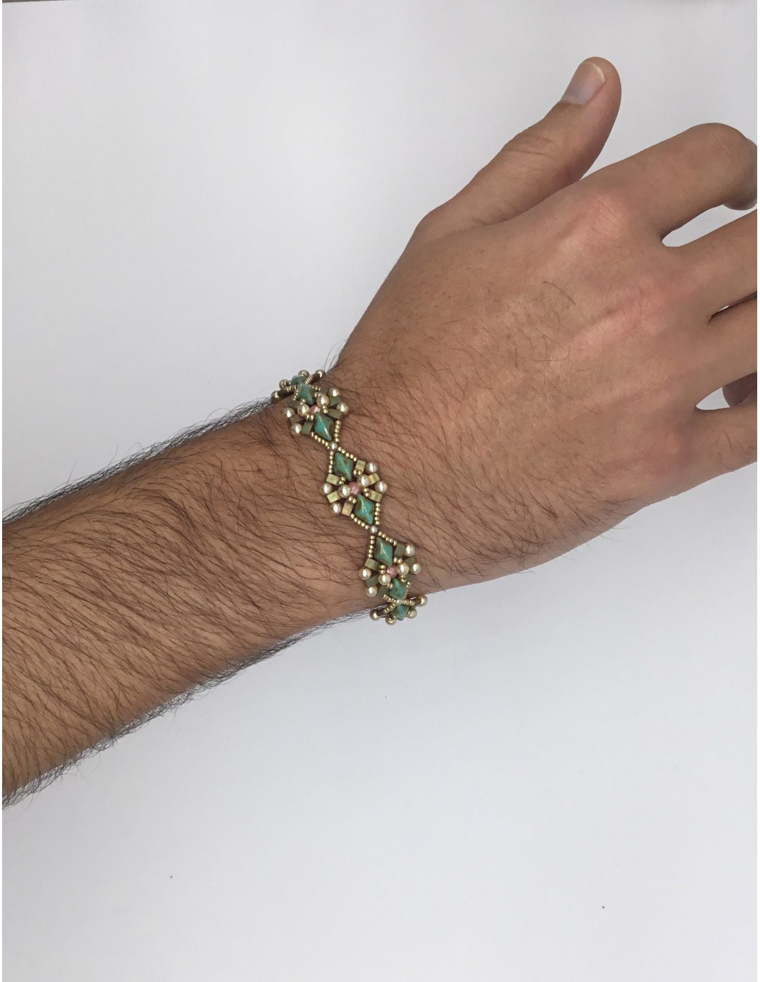 Zosimi Beads - Pralina Bracelet - Pistachio
