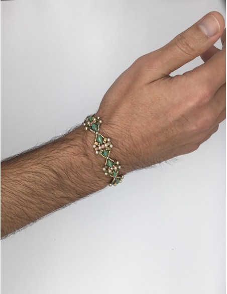Zosimi Beads - Pralina Bracelet - Pistachio