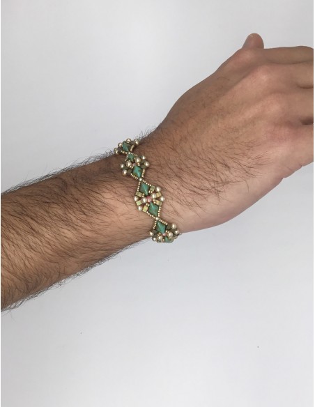 Zosimi Beads - Pralina Bracelet - Pistachio