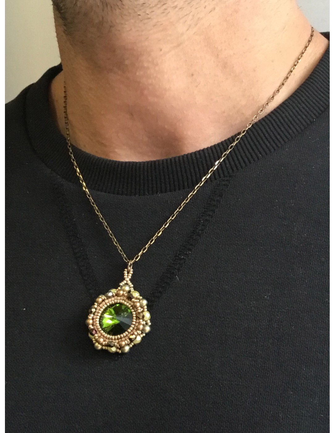 Zosimi Beads - Marian Necklace - Olivine