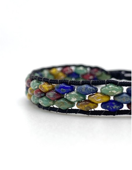 Zosimi Beads - Superduo Bracelet - Carnival