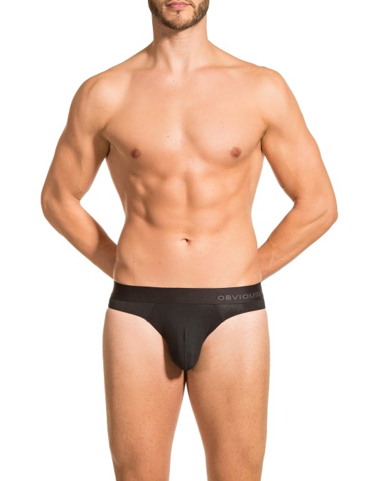 Obviously Apparel - PrimeMan Hipster Briefs - Black 2