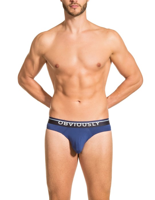 Obviously Apparel - PrimeMan Hipster Briefs - Navy