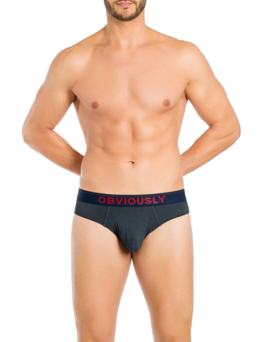 Obviously Apparel - FreeMan Briefs - Ash
