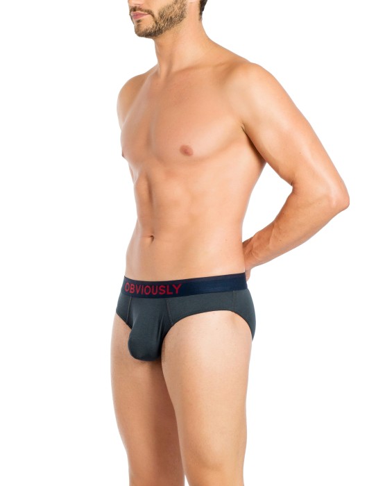 Obviously Apparel - FreeMan Briefs - Ash 2