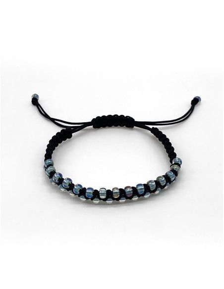 Zosimi Beads - Zig Zag Bracelet - Seafoam Crystal Aurora