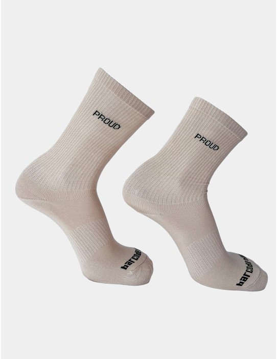 Barcode Berlin - Proud Gym Socks Beige