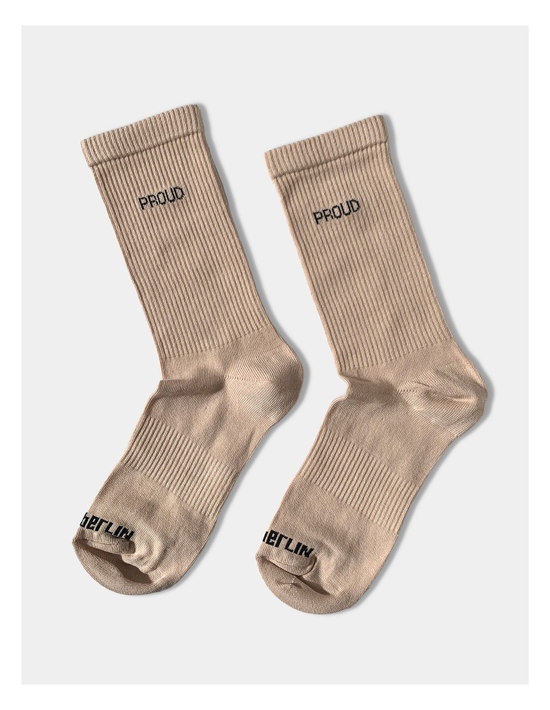 Barcode Berlin - Proud Gym Socks Beige