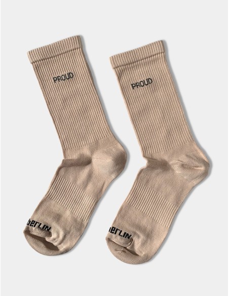 Barcode Berlin - Proud Gym Socks Beige