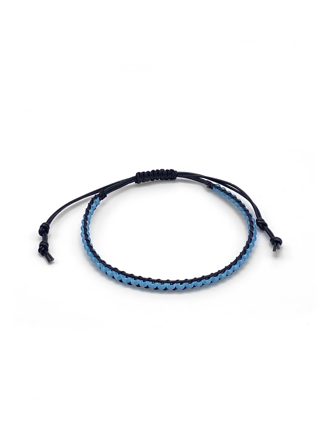 Zosimi Beads - Leather Bracelet - Black and...