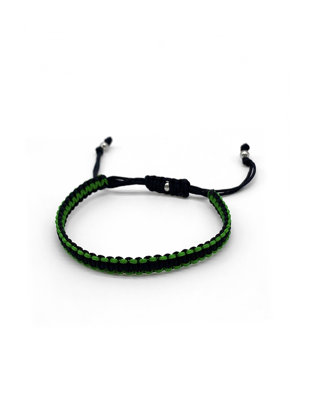Zosimi Beads - Square Knot Bracelet - Black and...
