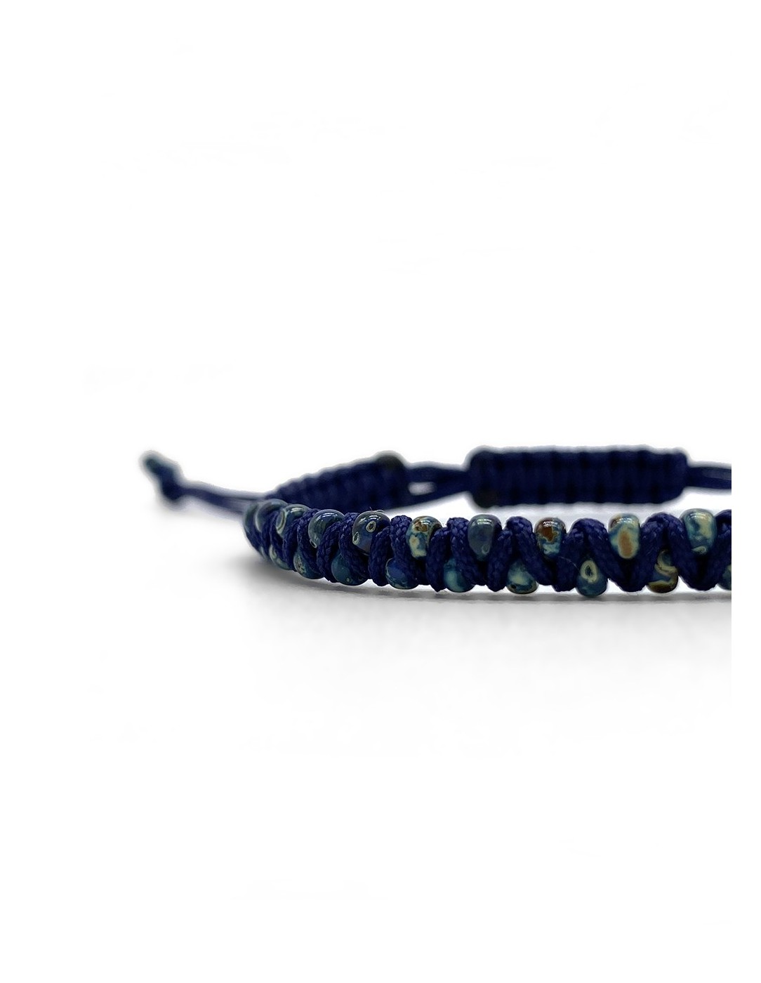 Zosimi Beads - Zig Zag Bracelet - Navy Blue and...