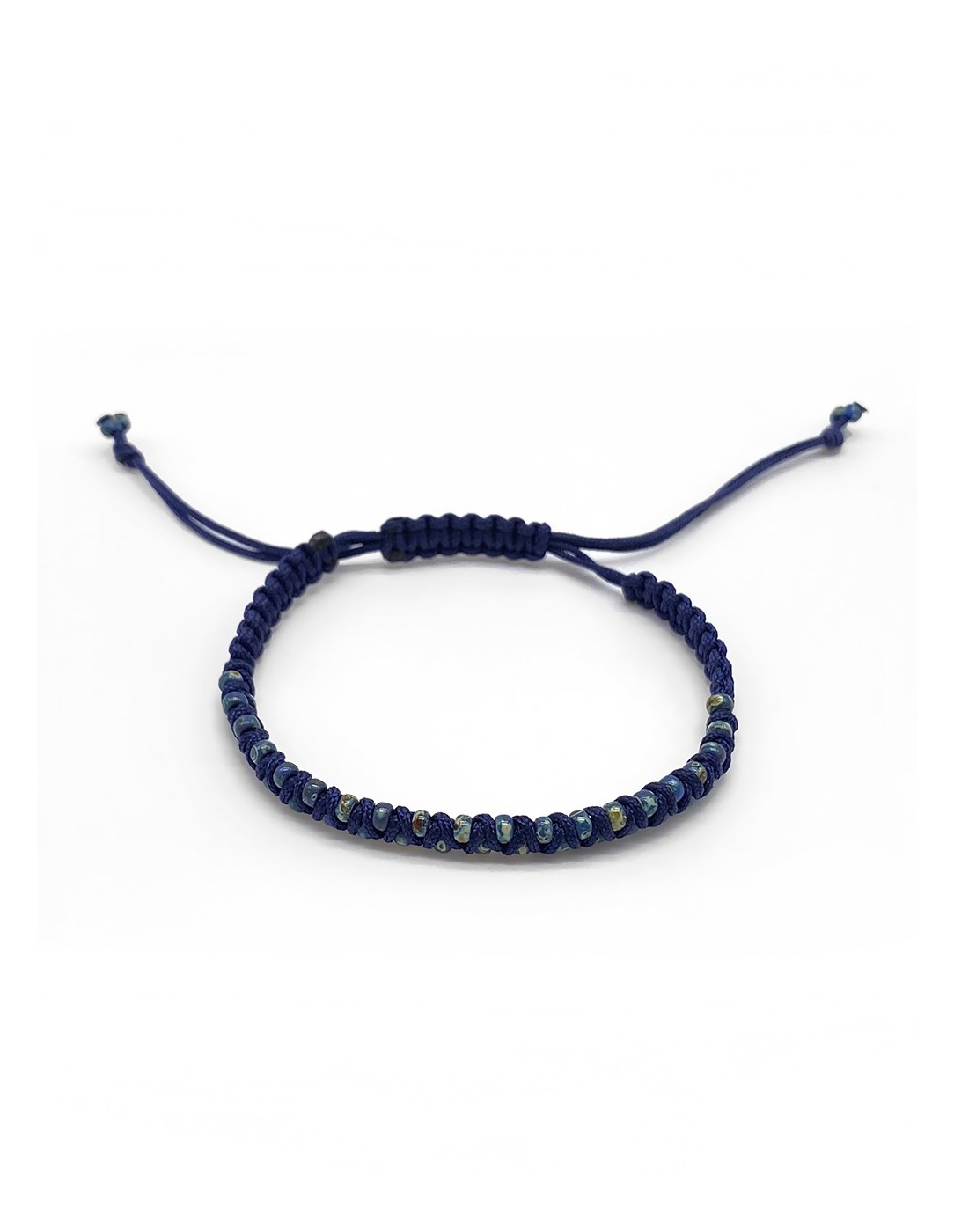 Zosimi Beads - Zig Zag Bracelet - Navy Blue and...