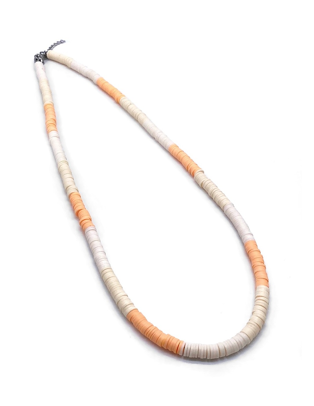 Zosimi Beads - Heishi necklace - Apricot and Cream