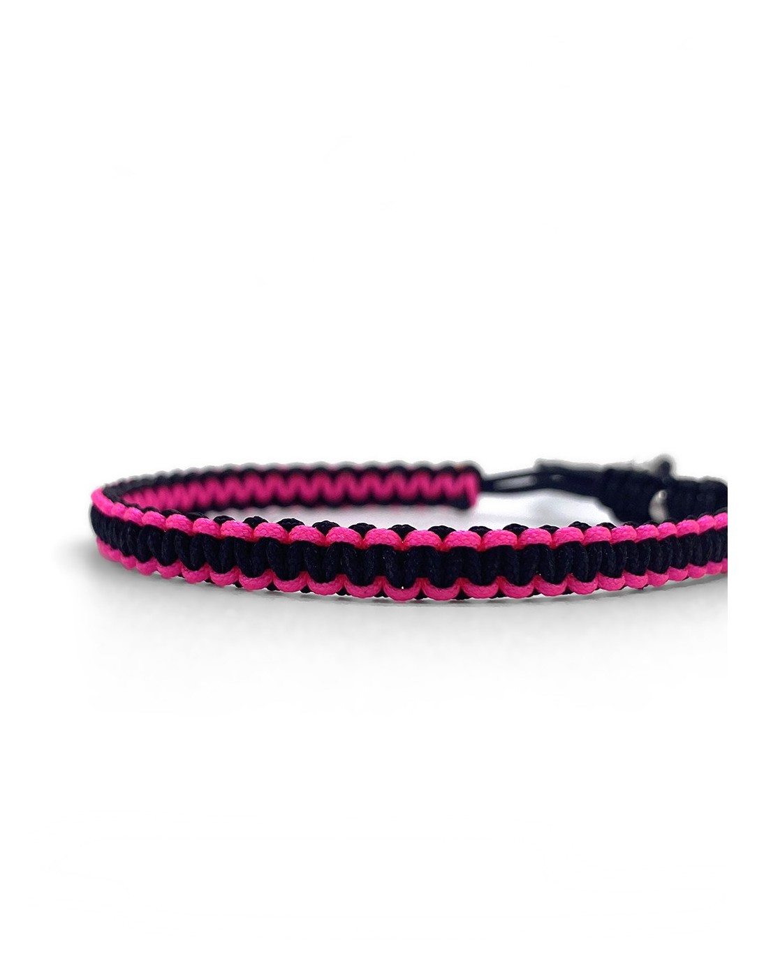 Zosimi Beads - Square Knot Bracelet - Neon Pink