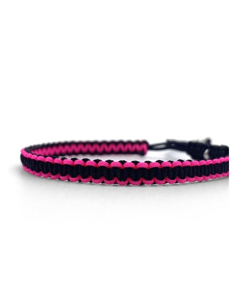 Zosimi Beads - Square Knot Bracelet - Neon Pink
