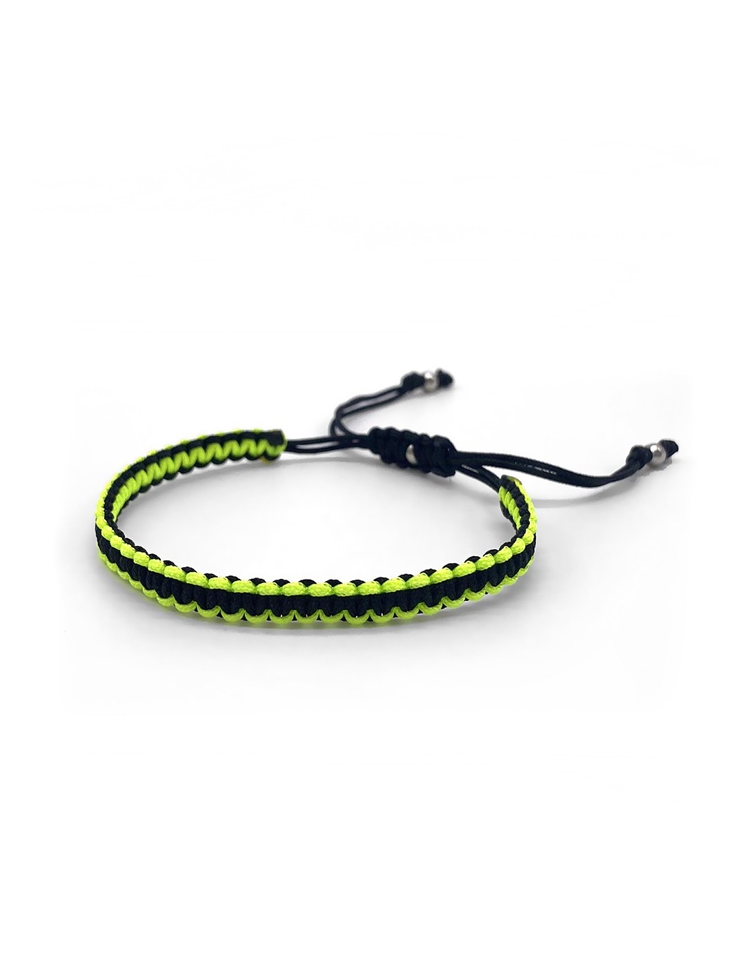 Zosimi Beads - Square Knot Bracelet - Neon Green