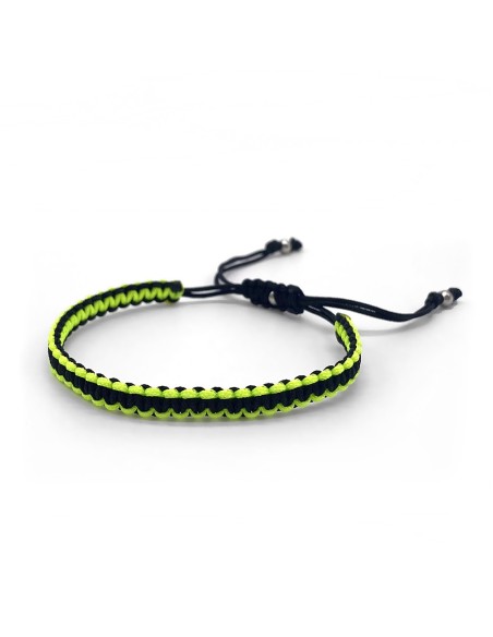 Zosimi Beads - Square Knot Bracelet - Neon Green