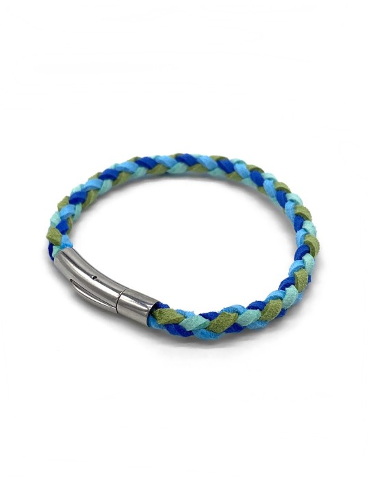 Zosimi Beads - Round Braided Micro Fiber Suede Bracelet -...
