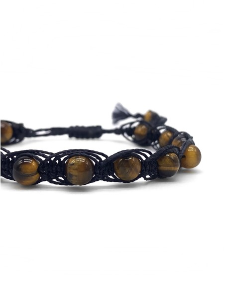 Zosimi Beads - Golden Brown Tiger's Eye Herringbone bracelet