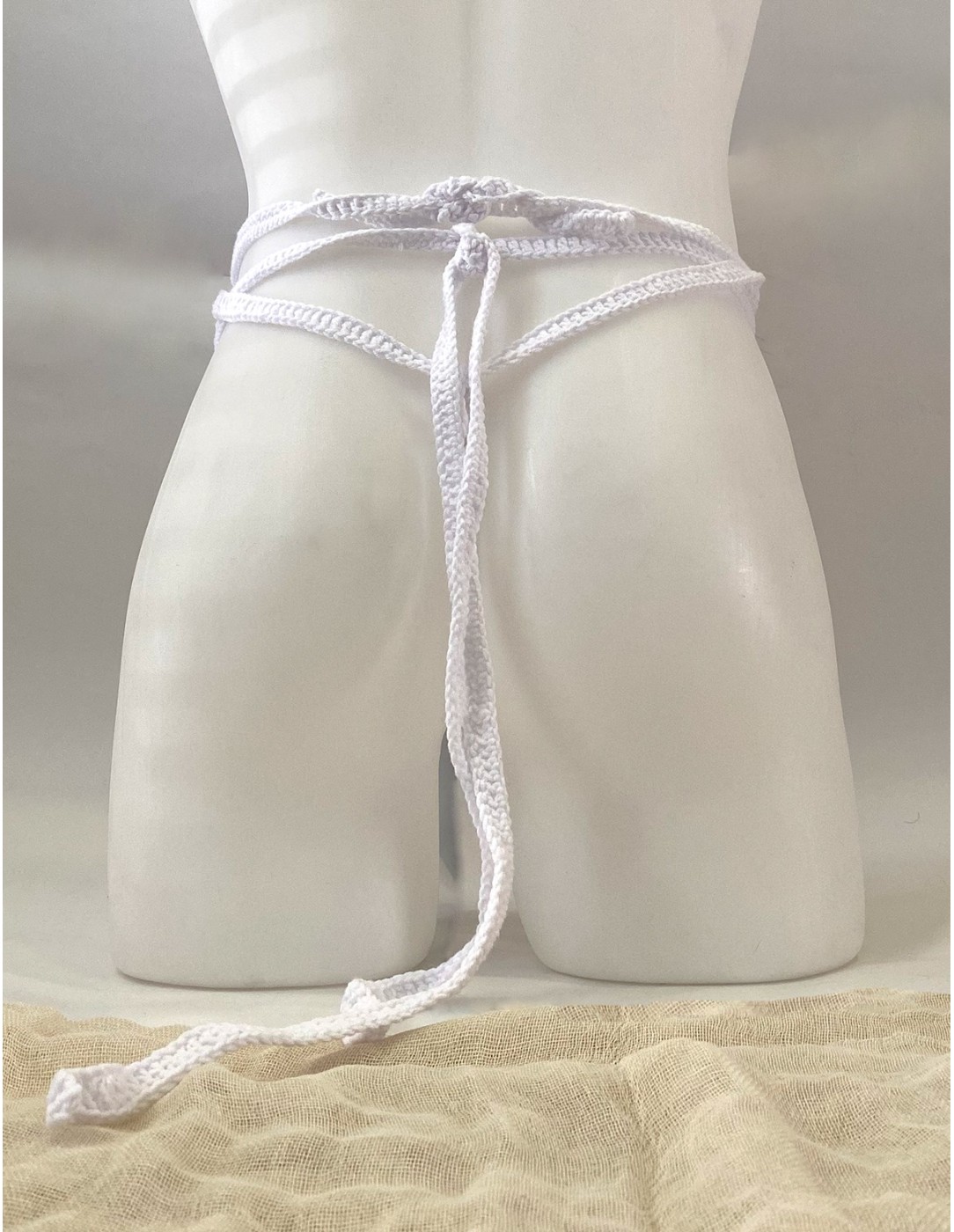 Plexis Wear - Vers String Harness - White