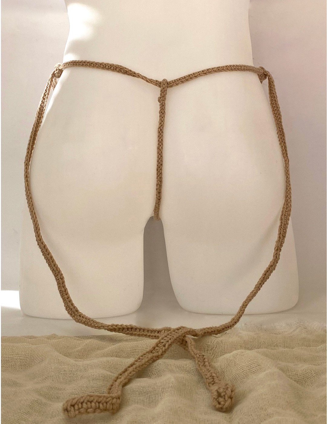 Plexis Wear - Vers String Harness - Beige