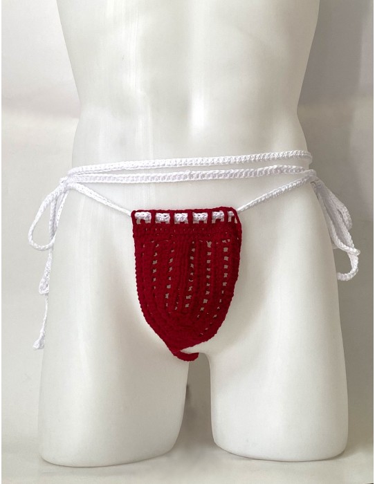 Plexis Wear - Vers String Harness - Red and White 2