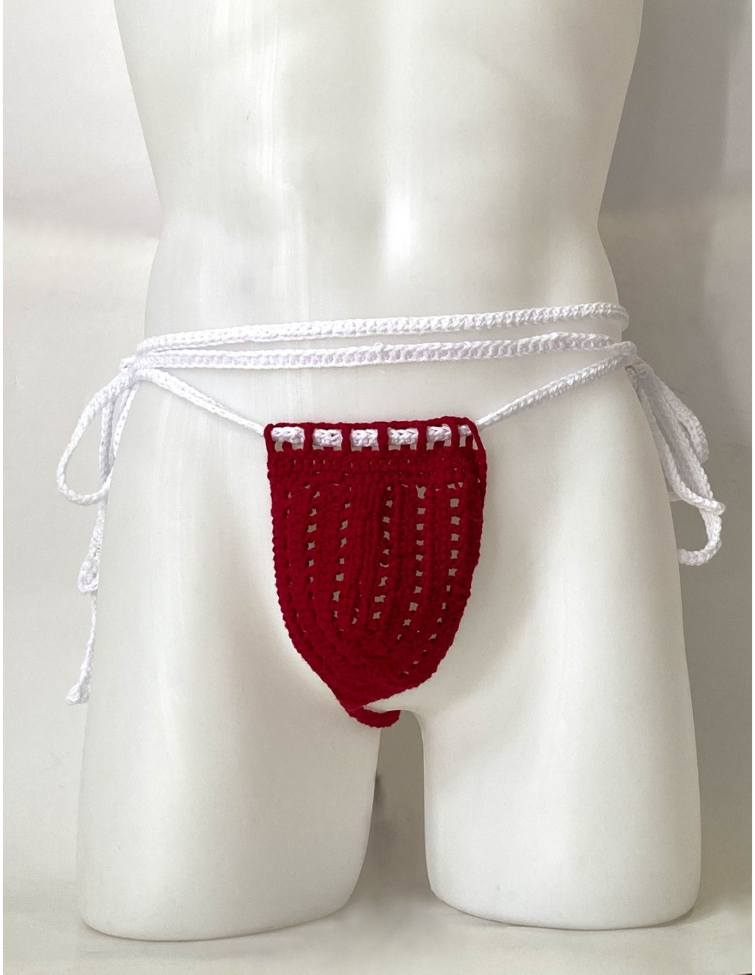 Plexis Wear - Vers String Harness - Red and White