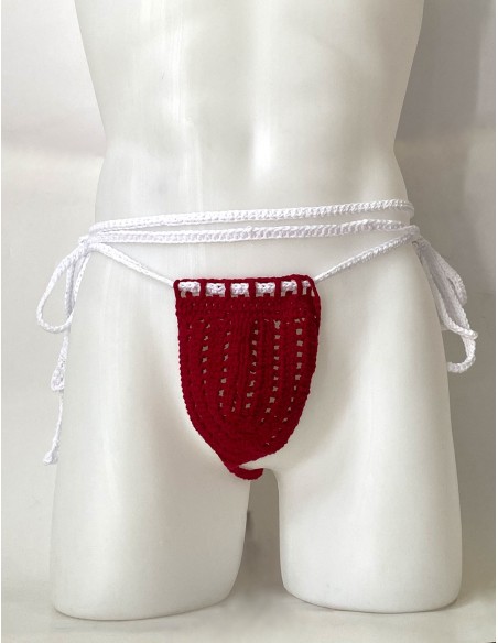 Plexis Wear - Vers String Harness - Red and White