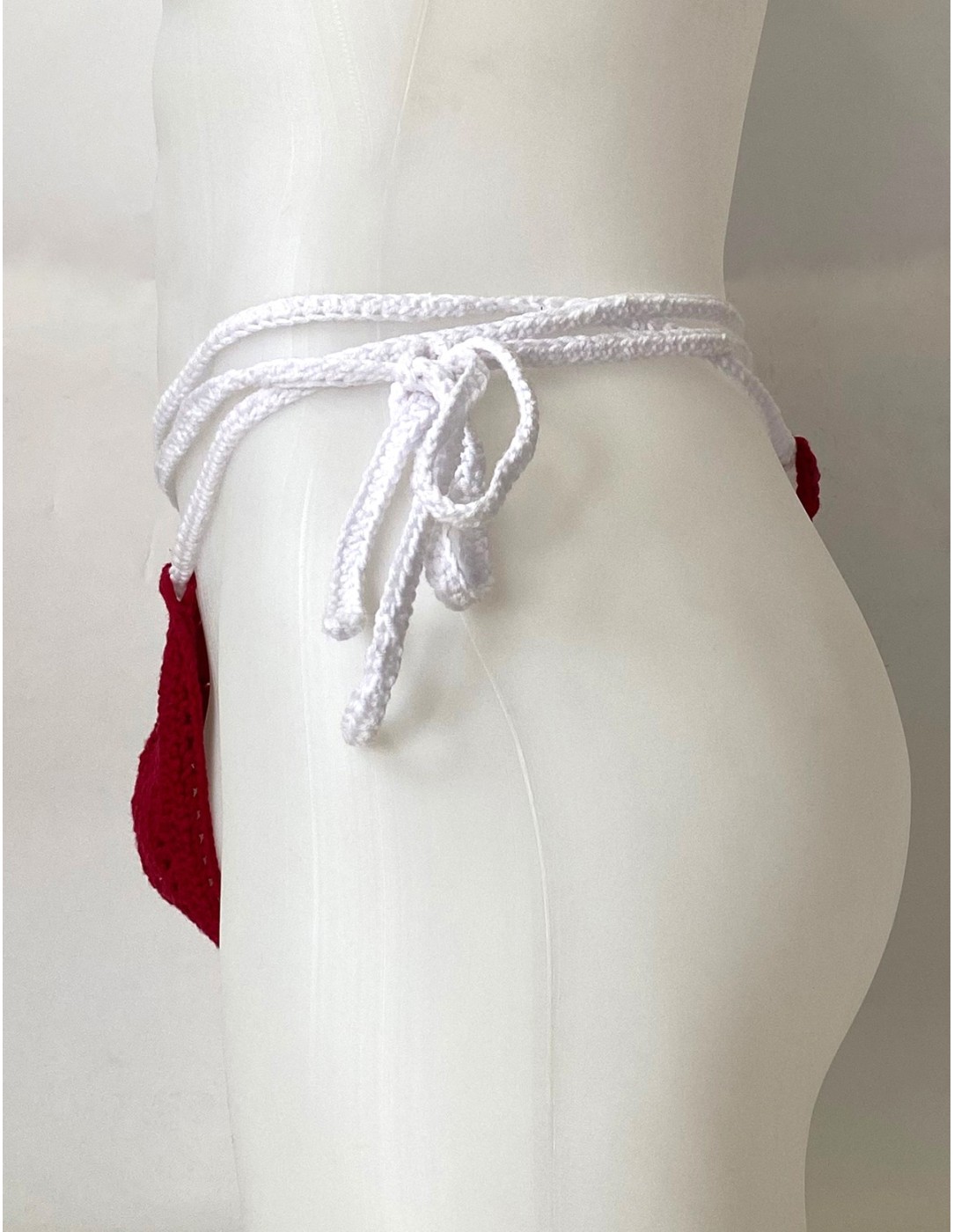 Plexis Wear - Vers String Harness - Red and White