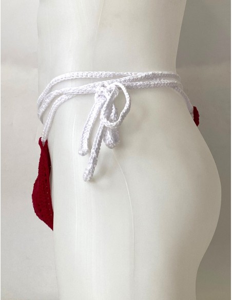 Plexis Wear - Vers String Harness - Red and White