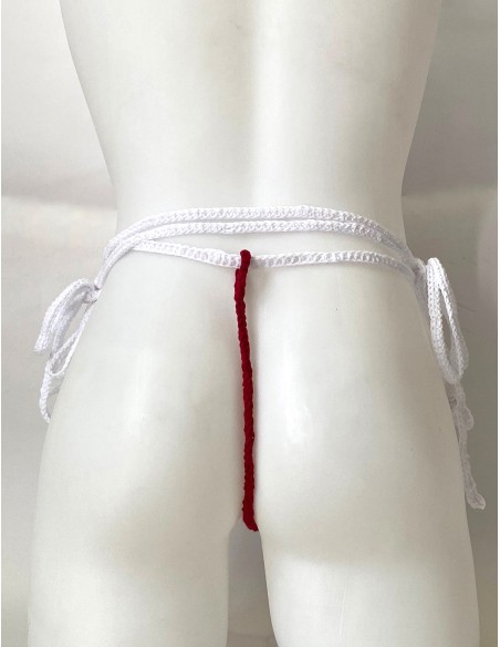 Plexis Wear - Vers String Harness - Red and White