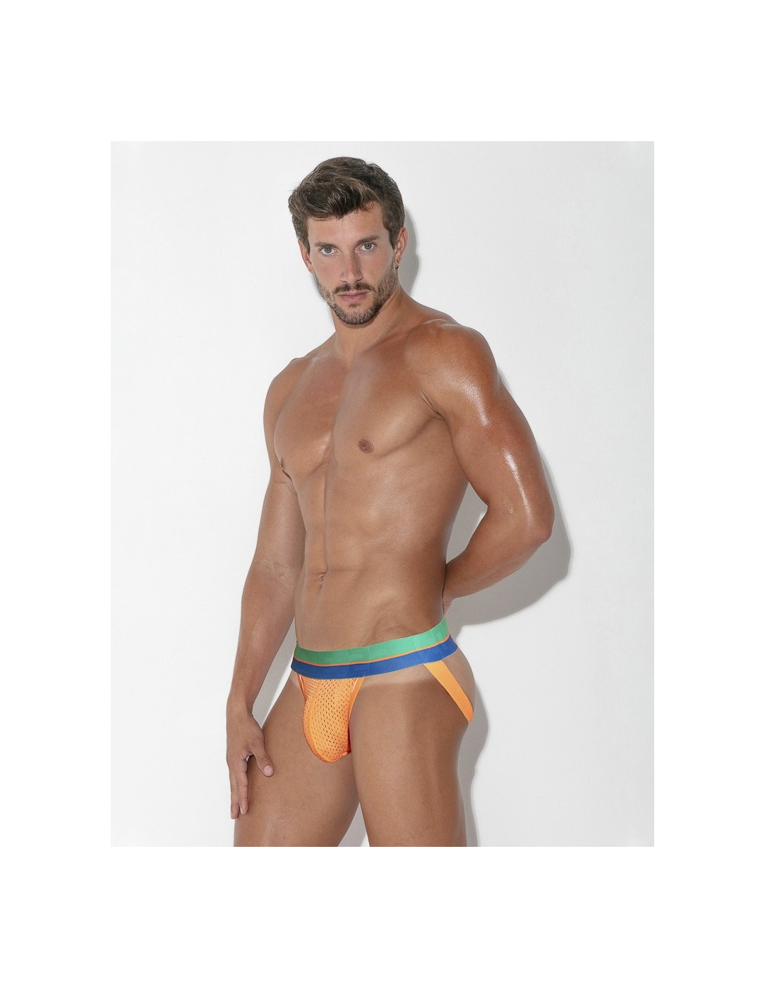 CODE 22 - Bright Mesh Jockstrap - Orange
