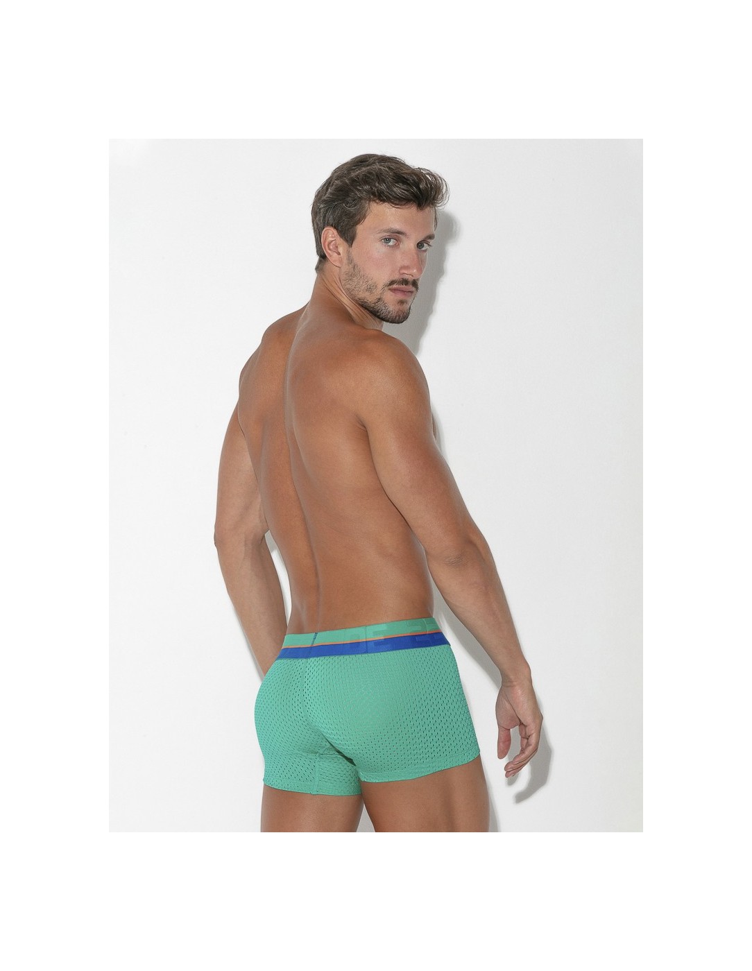 CODE 22 - Bright Mesh Trunks - Green