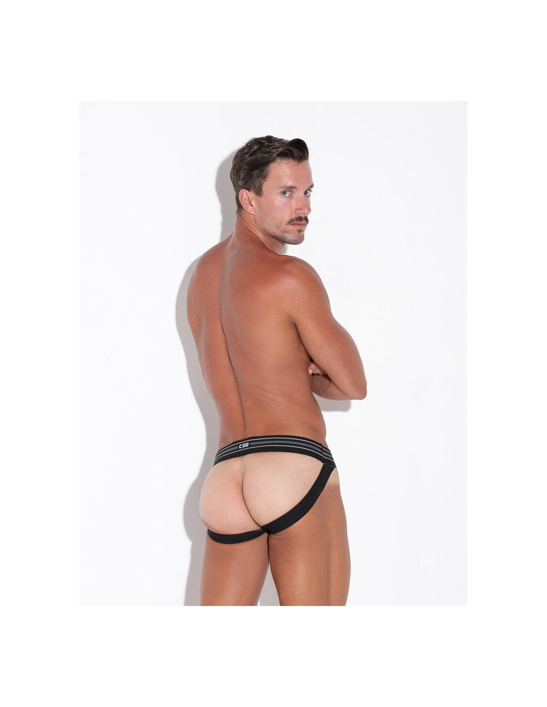 CODE 22 - Openwork Jockstrap - Black