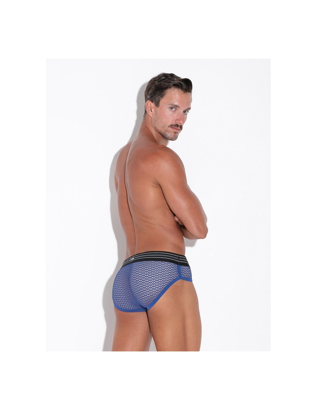 CODE 22 - Openwork Briefs - Steel Blue
