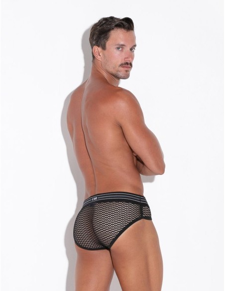 CODE 22 - Openwork Briefs - Black
