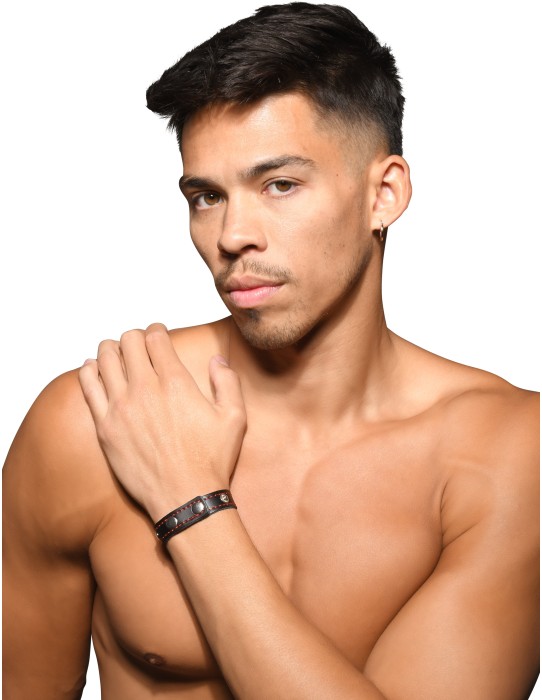 Andrew Christian - Trophy Boy Snap Vegan Pleather Cock Ring