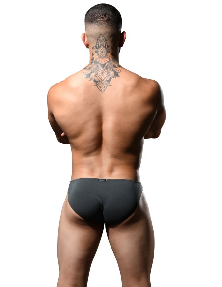 Andrew Christian - No-Show Bamboo Briefs - Steel Grey