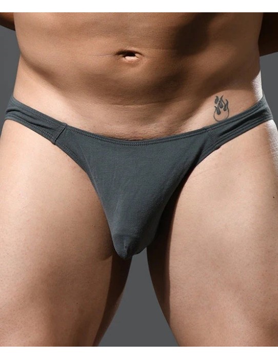 Andrew Christian - No-Show Bamboo Briefs - Steel Grey 2
