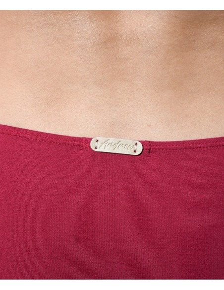 Andrew Christian - No-Show Bamboo Briefs - Burgundy