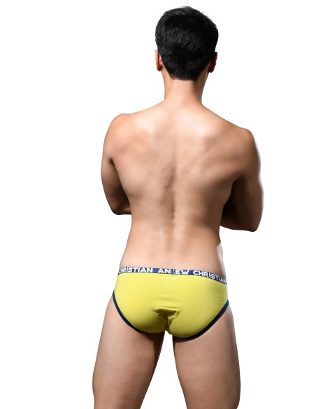 Andrew Christian - Fly Tagless Briefs - Citrus Yellow