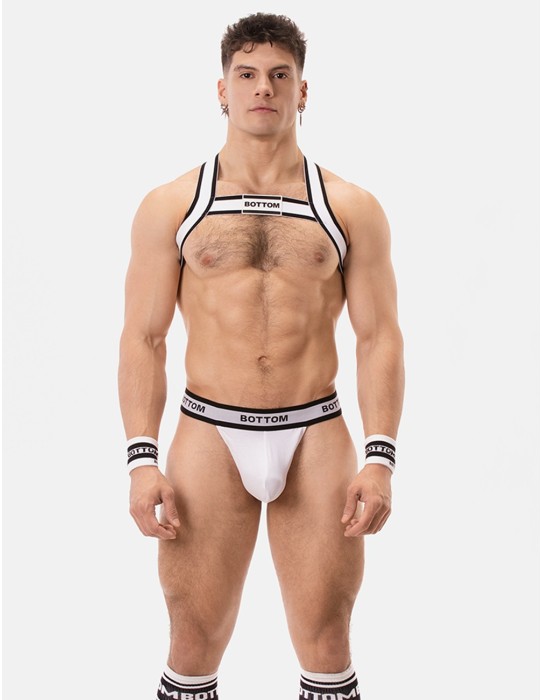 Barcode Berlin - Identity Suspender Bottom - White