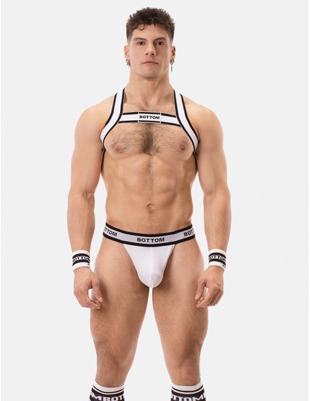Barcode Berlin - Identity Suspender Bottom - White