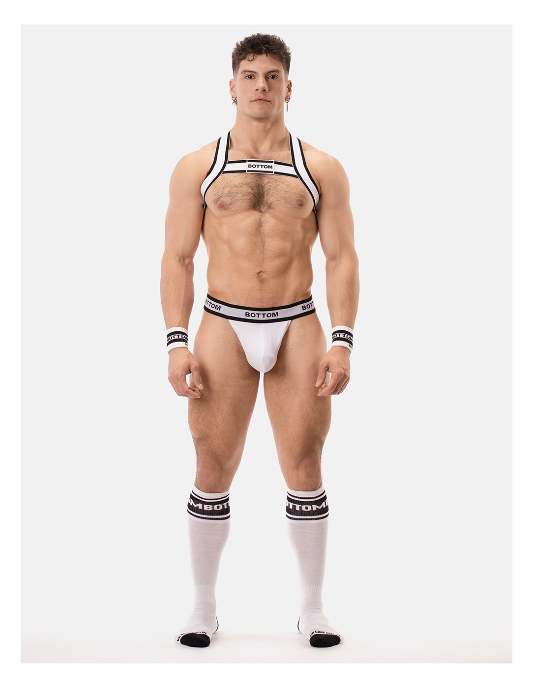 Barcode Berlin - Identity Suspender Bottom - White