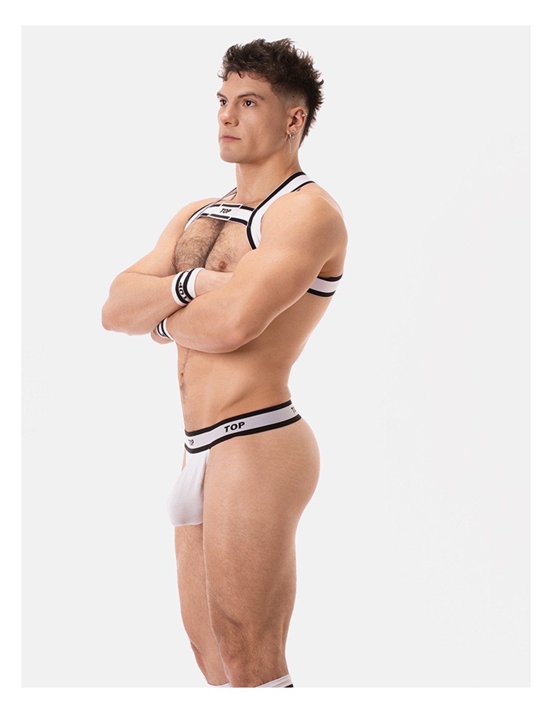 Barcode Berlin - Identity Suspender Top - White