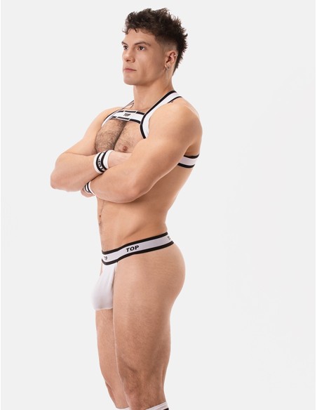 Barcode Berlin - Identity Suspender Top - White