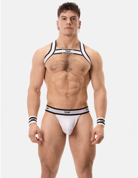 Barcode Berlin - Identity Suspender Top - White