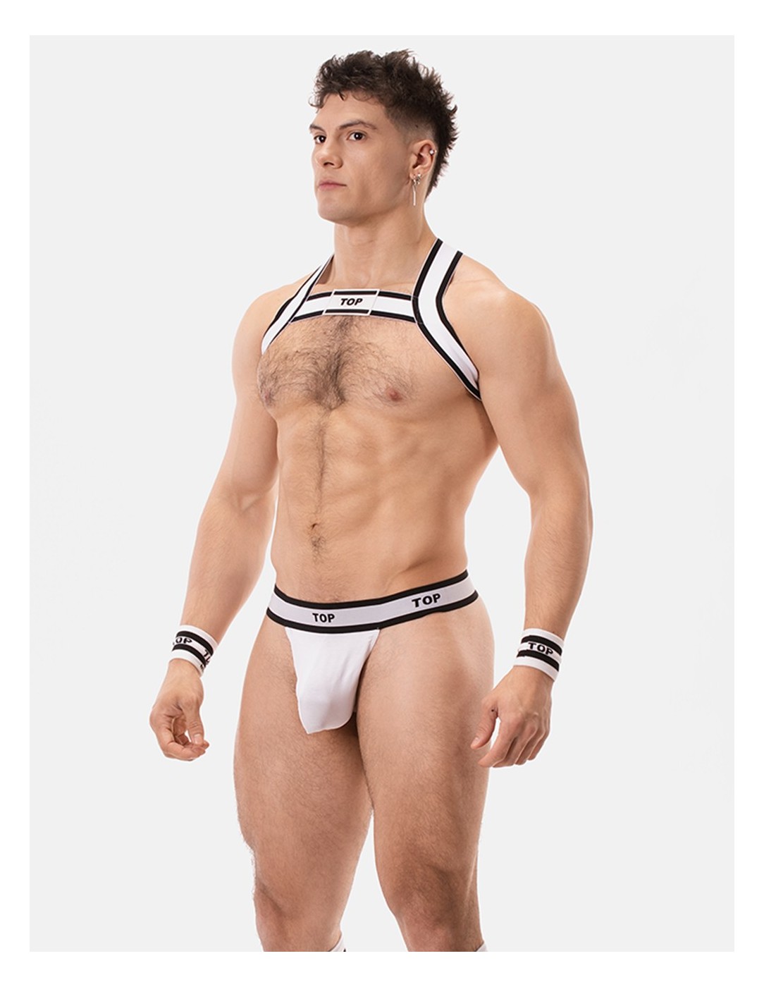 Barcode Berlin - Identity Suspender Top - White